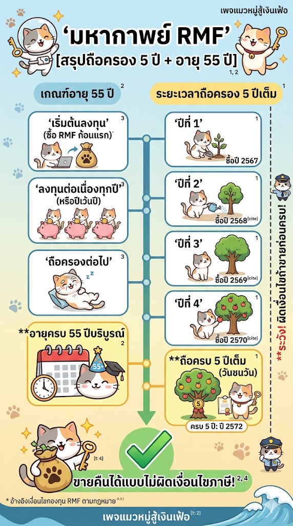 ไทม์ไลน์การนับอายุ RMF 55 ปี