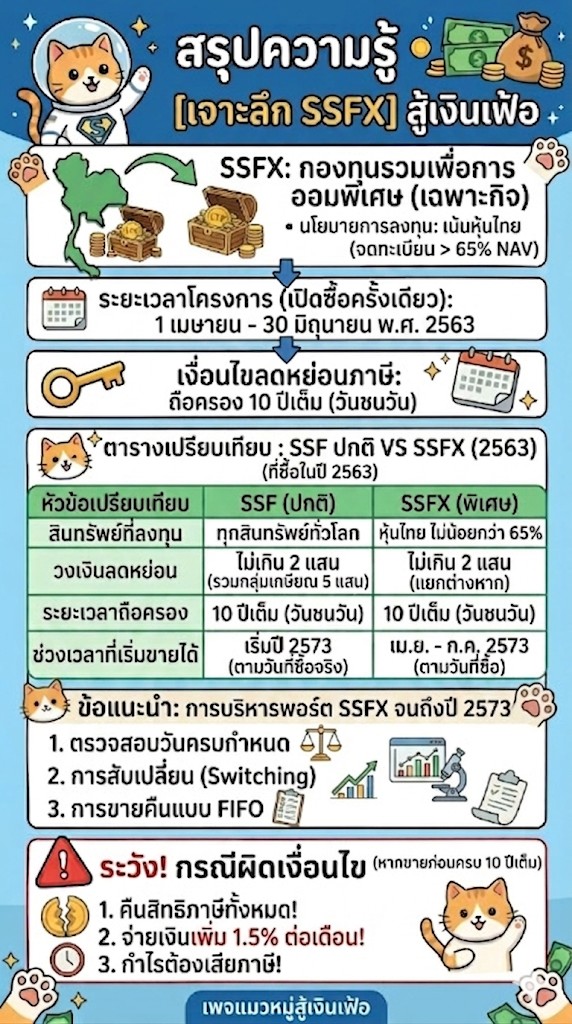 SSFX เงื่อนไขพิเศษ